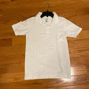Boys white polo